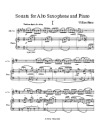 Sonata for Alto Saxophone and Piano–Ia
