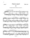 Psalm in April IV–IV