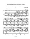 Sonata for Bassoon and Piano I
