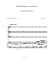 What Wondrous Love Is This–Pno